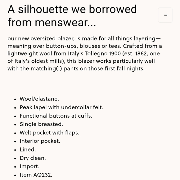 J. CREW TOLLEGNO 1900 BOYFRIEND BLAZER ITALIAN STRETCH WOOL 4 - Picture 8 of 8